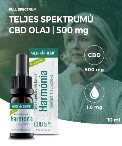 Medihemp Complete 5% CBD olaj | 500 mg | 10 ml