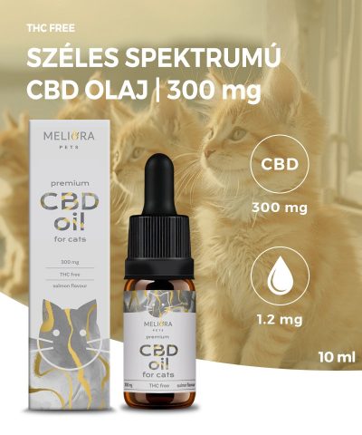 Meliora 3% CBD olaj macskáknak | 300 mg | 10 ml