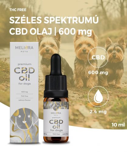 Meliora 6% CBD olaj kutyáknak | 600 mg | 10 ml