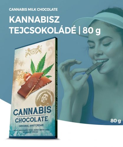 Bob Marley Hemp Milk Chocolate kannabisz csoki | 80 g