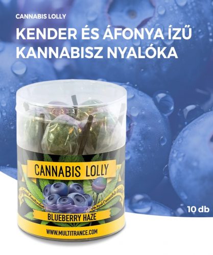 Cannabis Lolly Blueberry Haze kannabisz nyalóka | 10 db