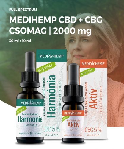 Medihemp CBD + CBG csomag | 2000 mg | 40 ml