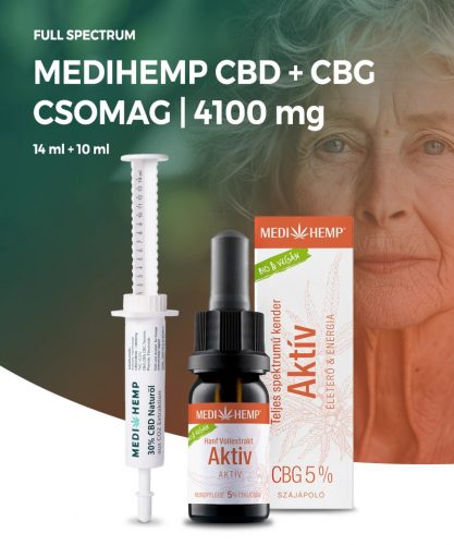 Medihemp CBD + CBG csomag | 4100 mg | 24 ml