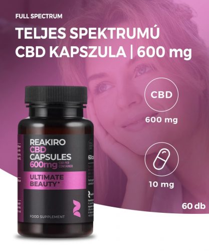 Reakiro Ultimate Beauty CBD kapszula | 60 db | 600 mg