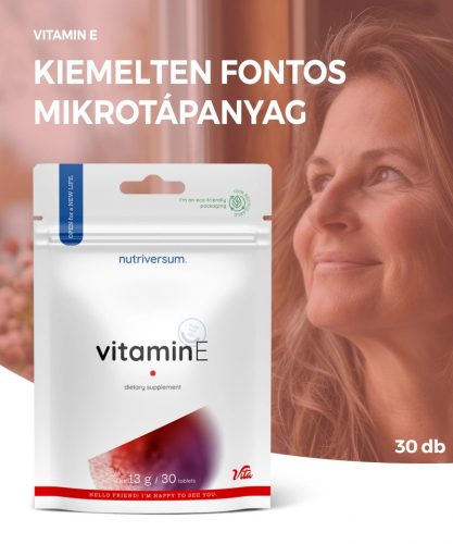 Nutriversum Vitamin E tabletta | 30 db