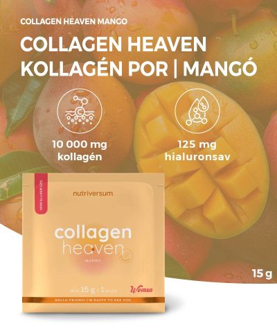 Nutriversum Collagen Heaven | Kollagén por | mangó | 15 g