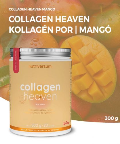 Nutriversum Collagen Heaven | Kollagén por | mangó | 300 g