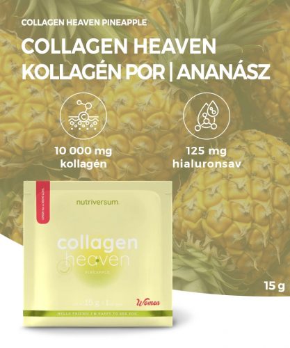 Nutriversum Collagen Heaven | Kollagén por | ananász | 15 g