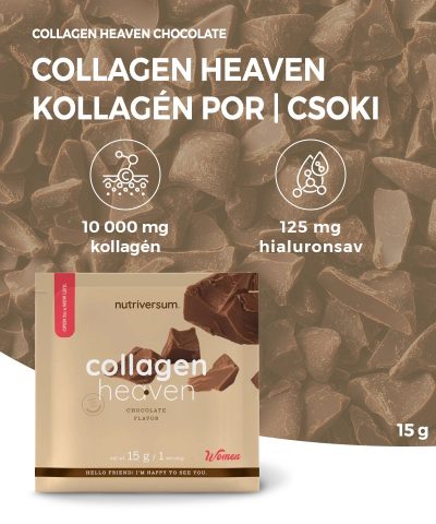   Nutriversum Collagen Heaven | Kollagén por | csokoládé | 15 g