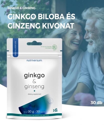 Nutriversum Ginkgo + Ginseng kapszula | 30 db