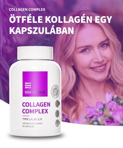 USA medical Collagen Complex kollagén kapszula | 60 db